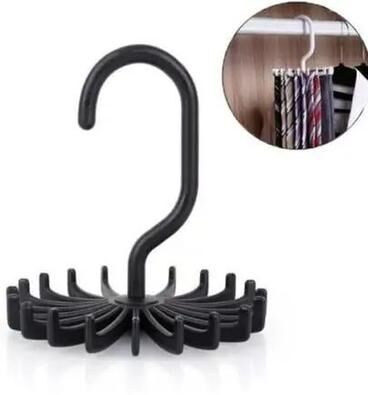 Uplifted Finds 360 Degree Rotatable 20 Claw Tie And Scarf Organizer b 2 Pcs