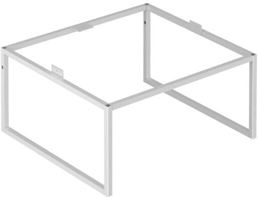 Keuco X-Line Bodengestell 33198970001 50x25,5x47cm, Dekor vulkanit matt beschichtet, Glas vulkanit matt