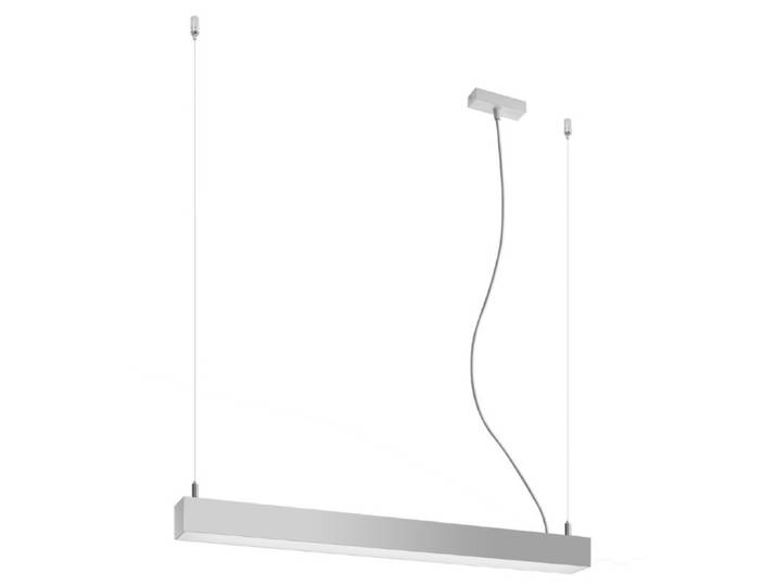 Sollux Lighting, Thoro Lighting Pendelleuchte Pinne - Grau , 400