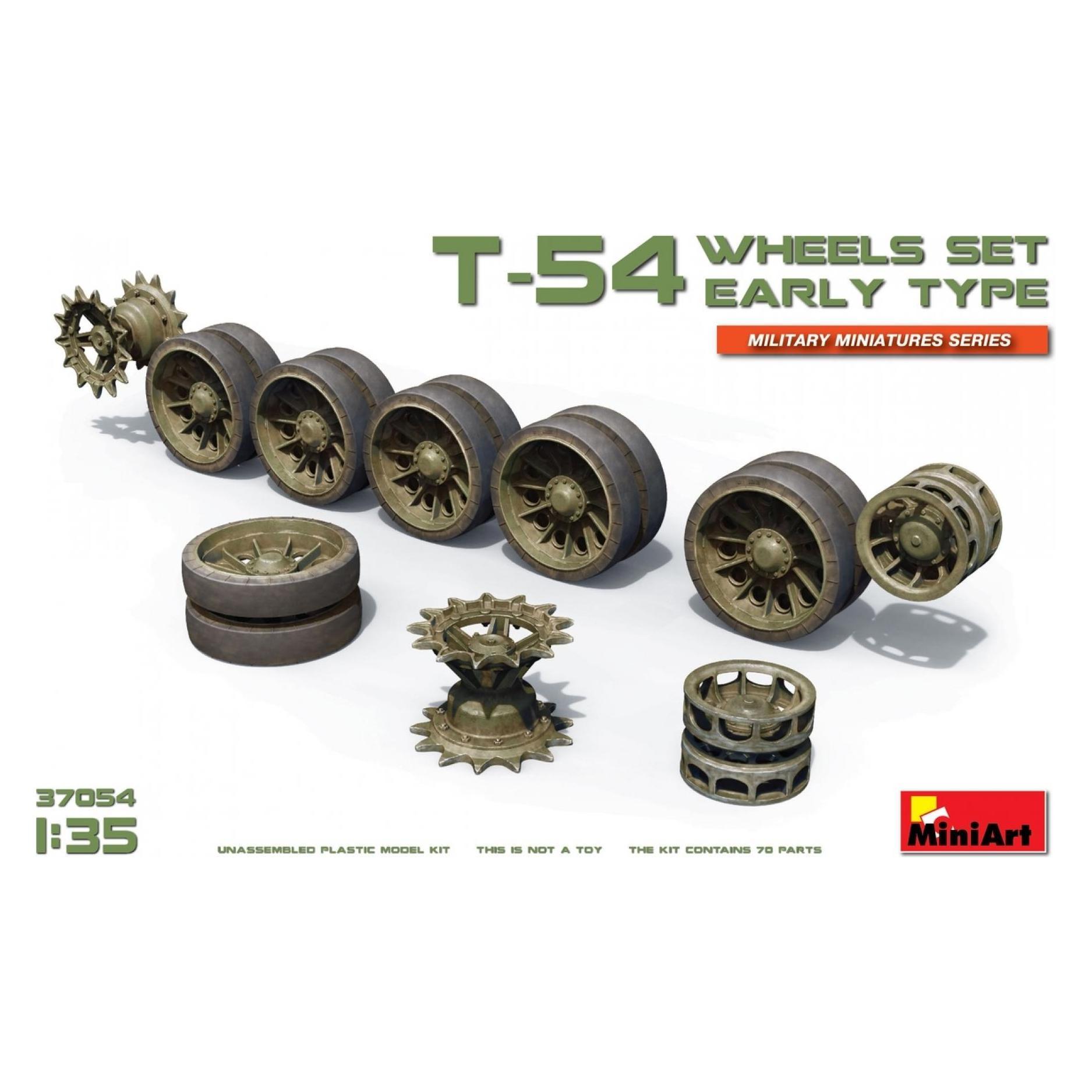 Mini art T-54 Wheels Set.Early Type (37054)