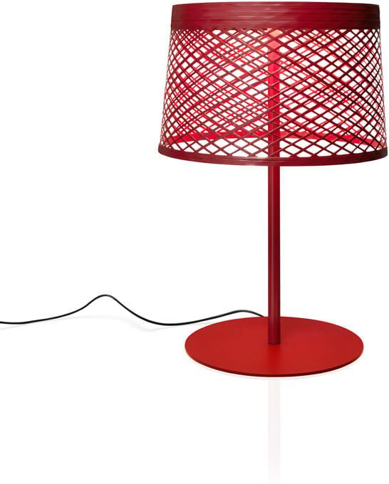 Foscarini Twiggy Grid XL LED Tischleuchte (karminrot) karminrot