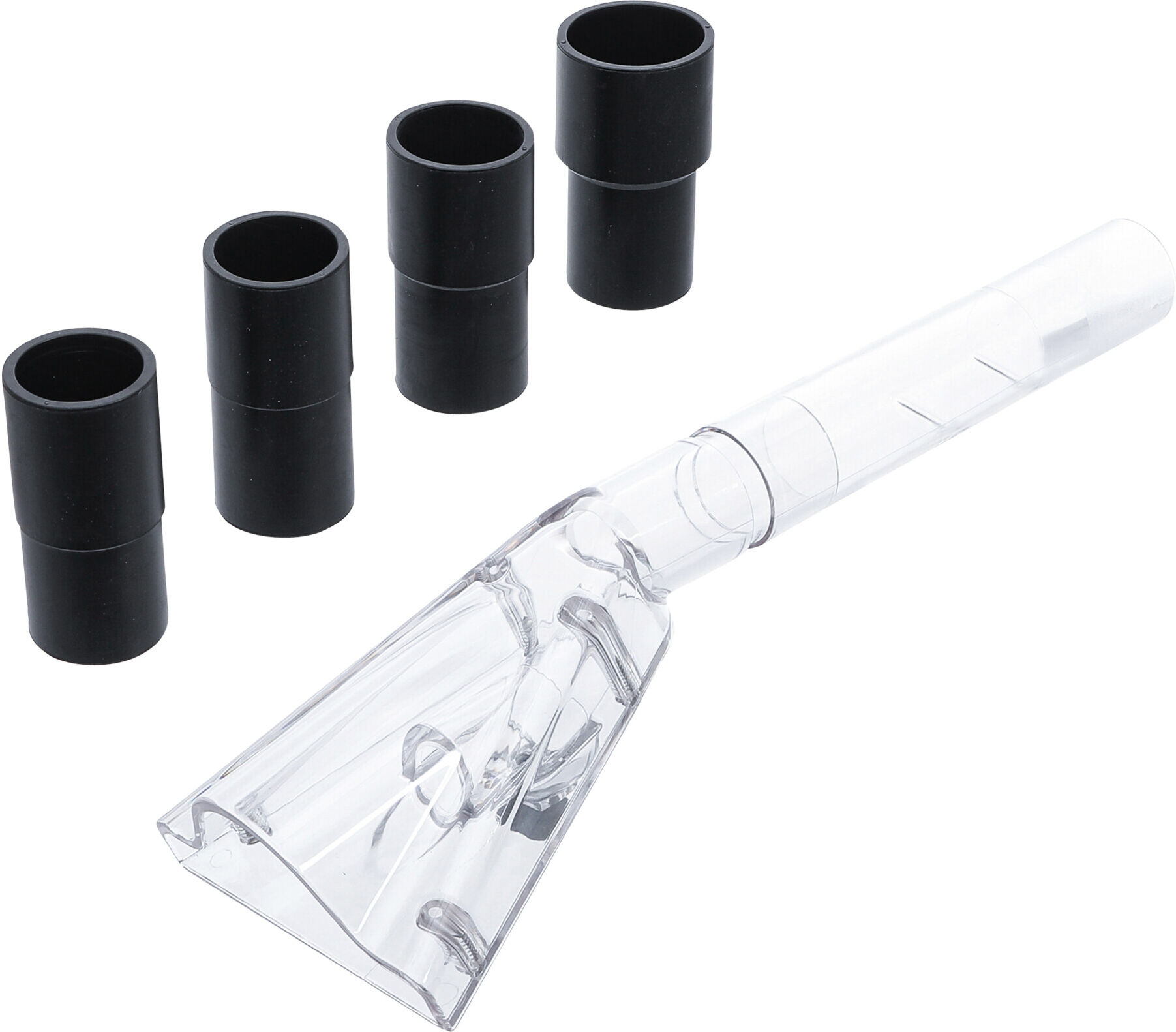BGS Saugaufsatz für Druckluft-Reinigungspistole groß mit 4 Adaptern für Art. 70150 ; BGS technic (70152)