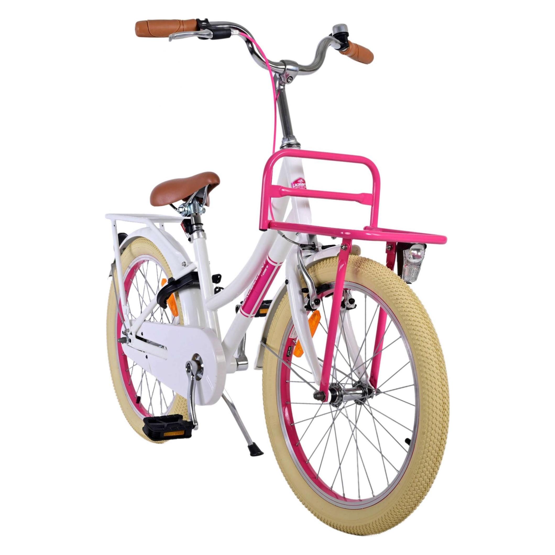 Volare Excellent Kinderfiets - Meisjes - 20 inch - Wit (20") (22136)