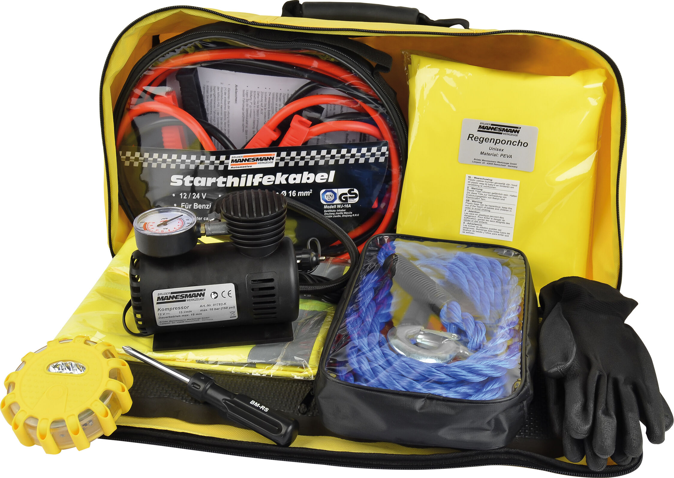 Mannesmann Notfalltasche/-Koffer Auto-Werkzeug- Und Pannentasche M01782
