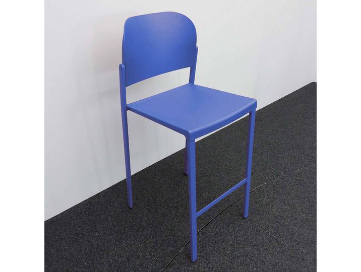 Hochstühle IBEBI Bio, Blau ohne Armlehnen, Neu, Tresenhocker - Praktisch & Komfortabel