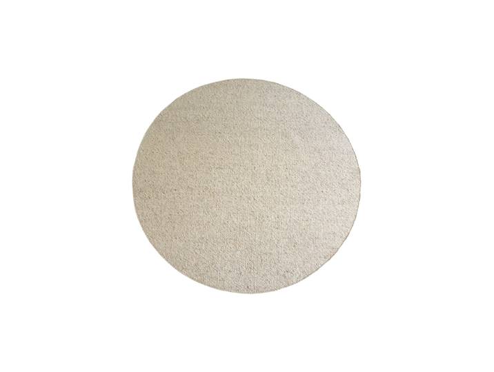 Handgeknüpfter, hochwertiger Wollteppich „Wooland“ Ø 250 cm Beige Rowico