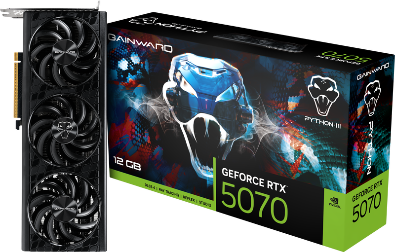Gainward GeForce RTX 5070 Python III, 12288 MB GDDR7