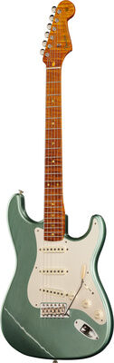 Fender Strat Roasted Pine CC ATGM Aged Teal Green Metallic