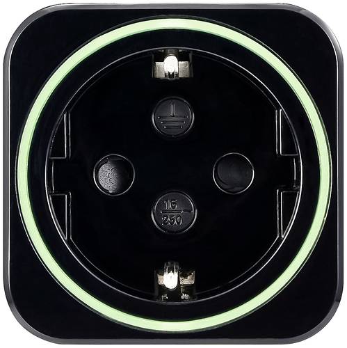 VOLTCRAFT SEM6500 BLACK Energiekosten-Messgerät inkl. Funksteckdose, Datenexport, Datenloggerfunktion, Kostenprognose, TRMS