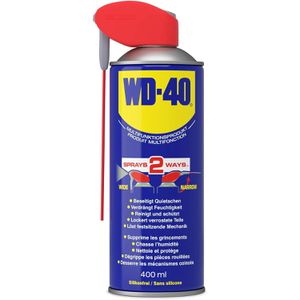 WD-40 Multifunktionsöl 49425 Multifunktionsprodukt Smart Straw, silikon-, PTFE- und Harzfrei, für innen & außen, Spray 400 ml