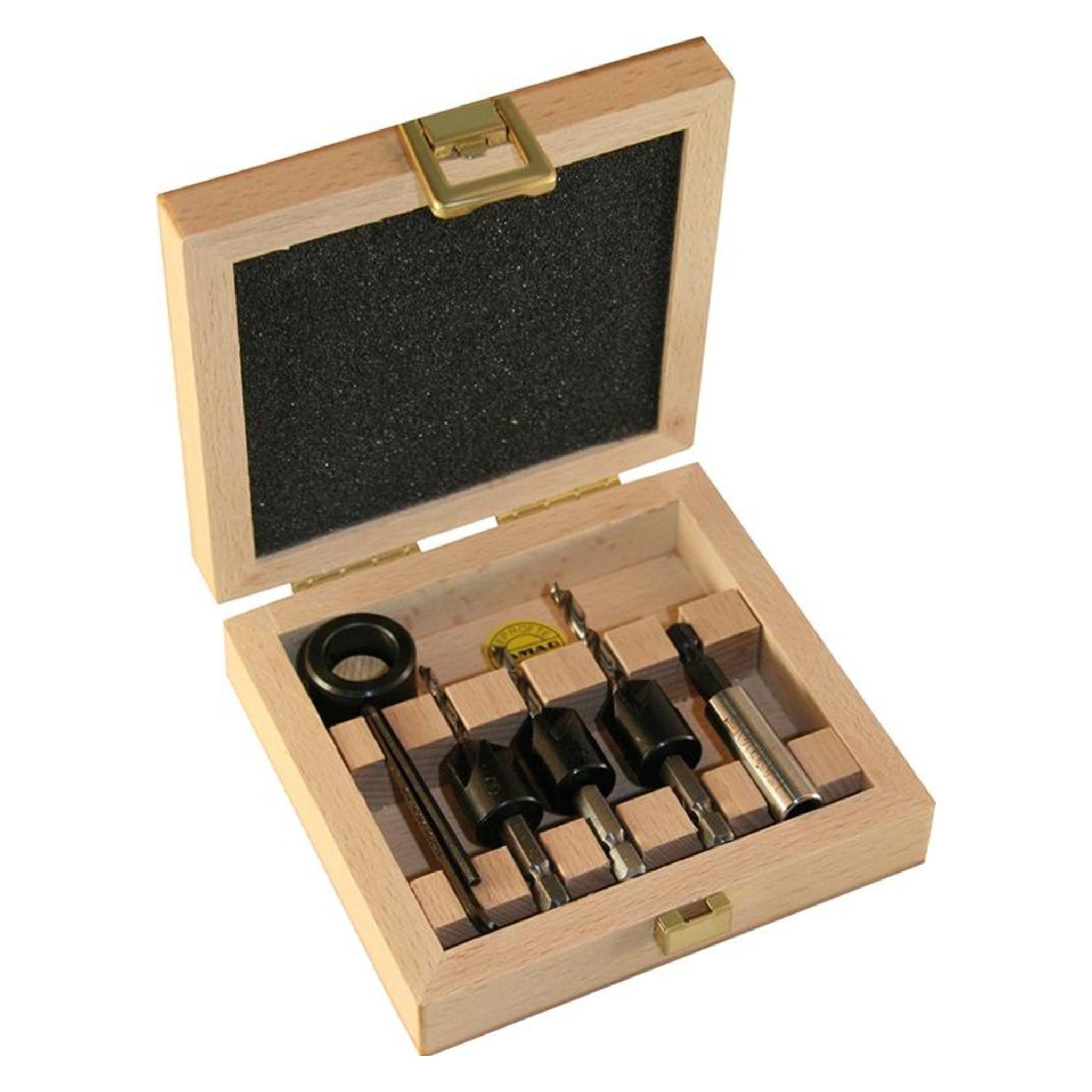Famag Bohrer-Bit-Senker-Satz HSS 3tlg. (3 mm, 4 mm, 5 mm) (228603)
