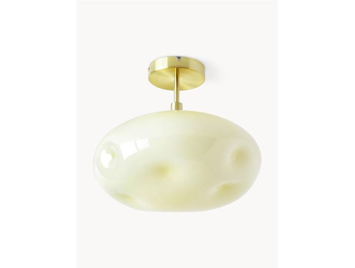 Plafonnier en verre opalescent Josie