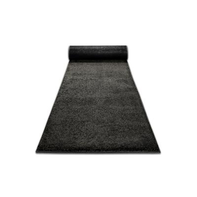 Hochflor-Teppich WECON HOME "Manta", grau (anthrazit), B:80cm H:25mm L:300cm, Polyester, Teppiche, Läufer, Langflor maschinell gewebt, robust, Wohn- & Schlafzimmer, uni