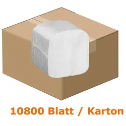 Spenderservietten Compact 100% Zellstoff 25x30 cm 36x300 Stück/Karton, 1-lagig