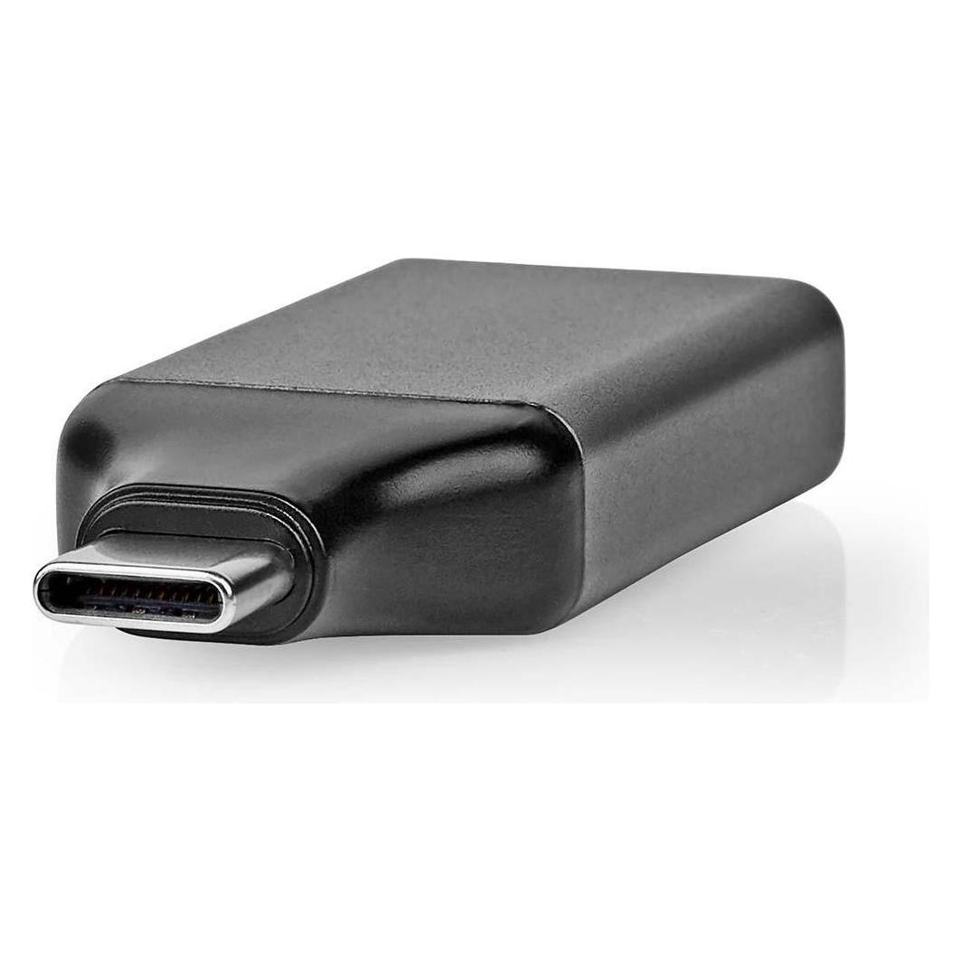 Nedis USB Adapter USB 3.2 Gen 1 USB-CT Male DisplayPort Female Nickel Plated Black/Grey Envelope (DisplayPort) (CCGP64350GY)
