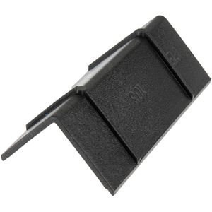 Böttcher-AG Kantenschutzwinkel 69 x 27/27 mm, für Umreifungsband, Kunststoff, schwarz, ohne Dorn, 1500 Stück