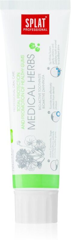 Splat Professional Medical Herbs dentifrice bio-actif protection dents et gencives 100 g