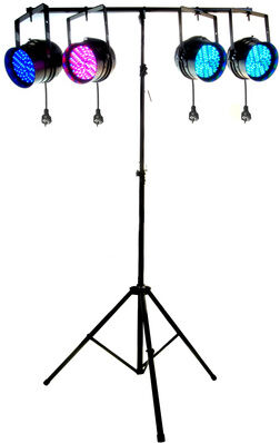 Stairville LED PAR64 10 MM Black Bundle Noir