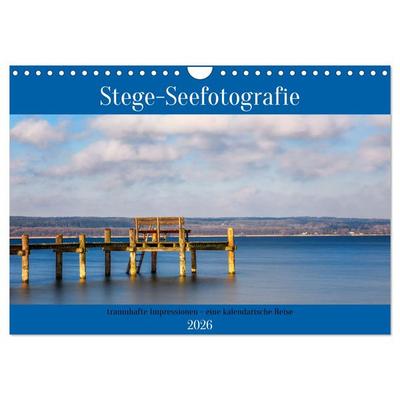 Stege - Seefotografie (Wandkalender 2026 DIN A4 quer), CALVENDO Monatskalender