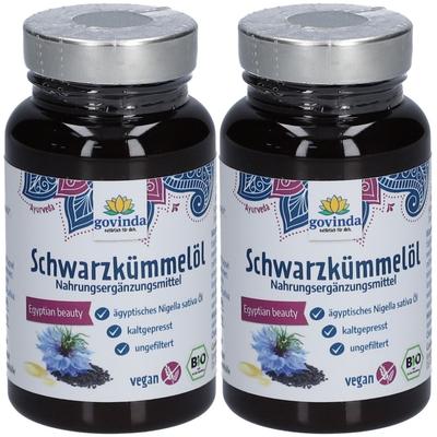 Govinda Schwarzkümmelöl Kapseln BIO x2 2x53,6 g