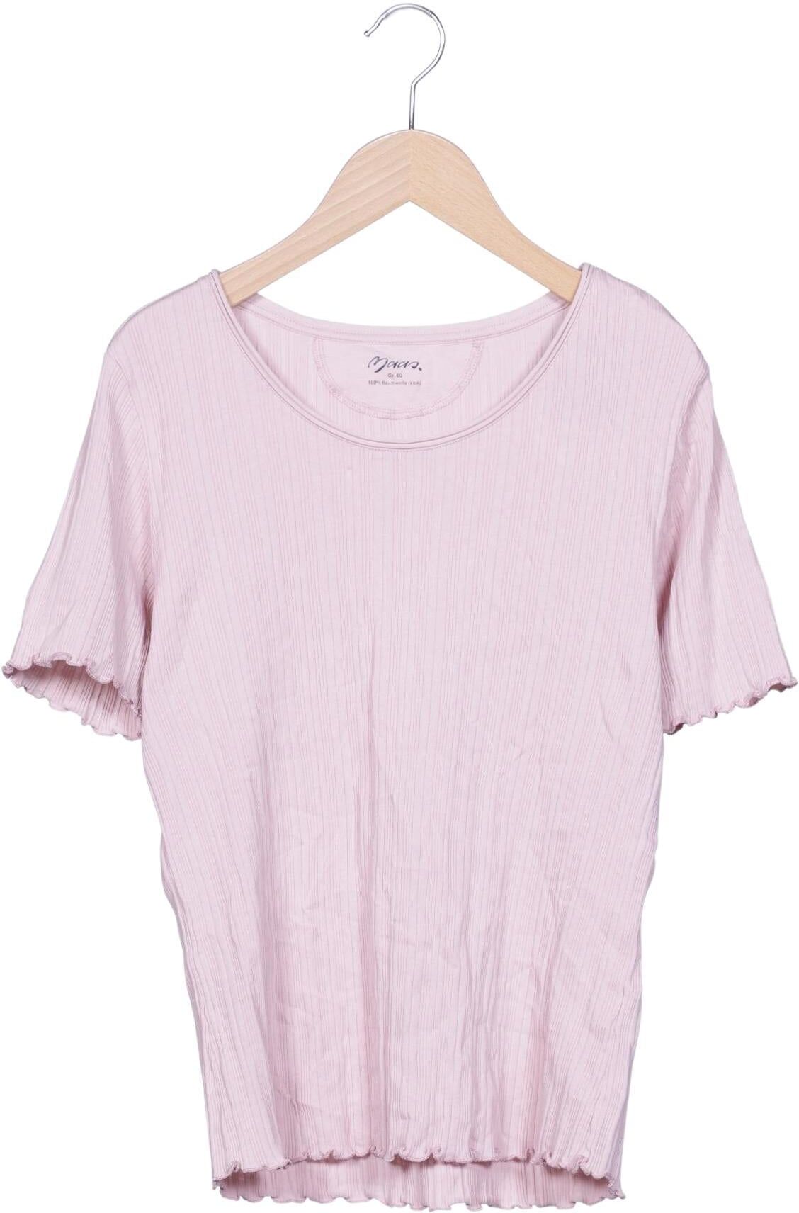 Maas Damen T-Shirt, Pink, Gr. EU 40, Baumwolle - Second Hand