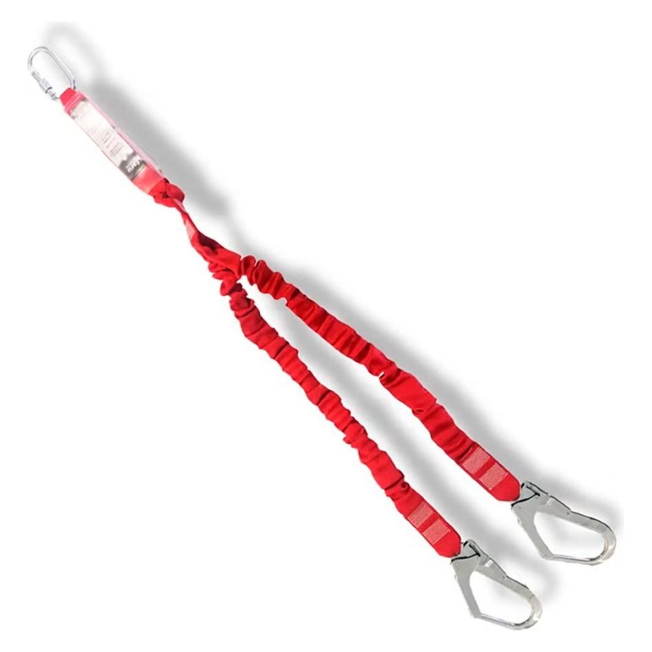 Faru Doppeltes elastisches Fallschutzseil c7311 mit Haken (Falldämpfer, 100 kg) (78870728)