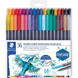 STAEDTLER Faserschreiber DUO 36ST sortiert 3001TB36