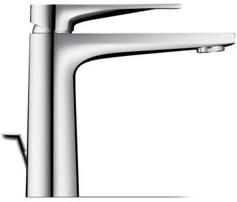 Duravit Tulum Waschtischarmatur FreshStart TU1021001010 Ausladung 135mm, mit Zugstangen-Ablaufgarnitur, chrom