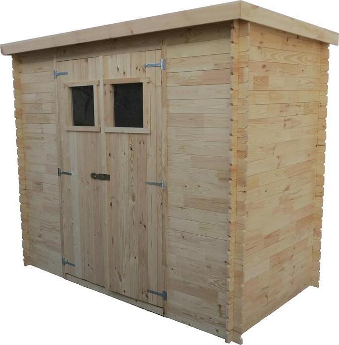 Gartenhaus Leonhard - 1,30 x 2,00 Meter aus 19mm Blockbohlen