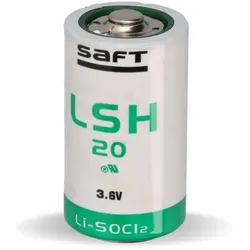 SAFT LSH20 (ER34615) – D/Mono Lithium-Thionylchlorid 3,6 V, 13.000 mAh – High-Rate