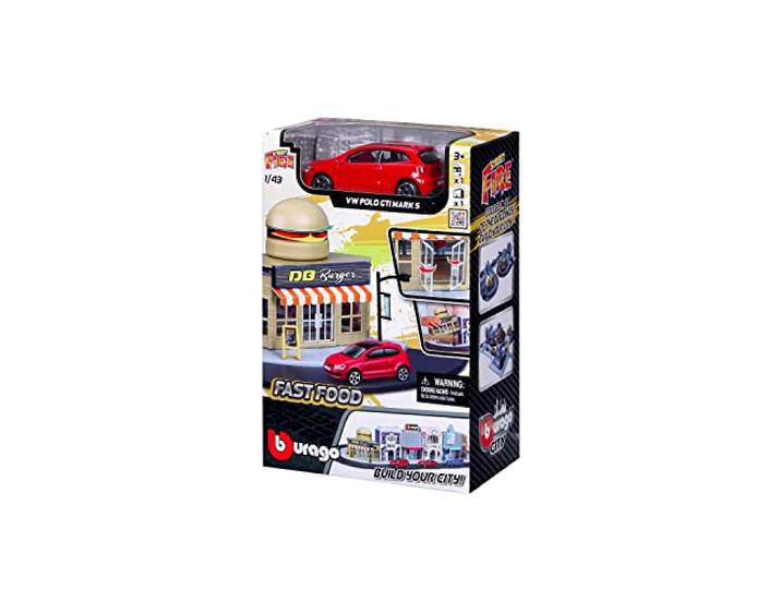Burago Playset City 1/43 verschillende kleuren, 1 stuk