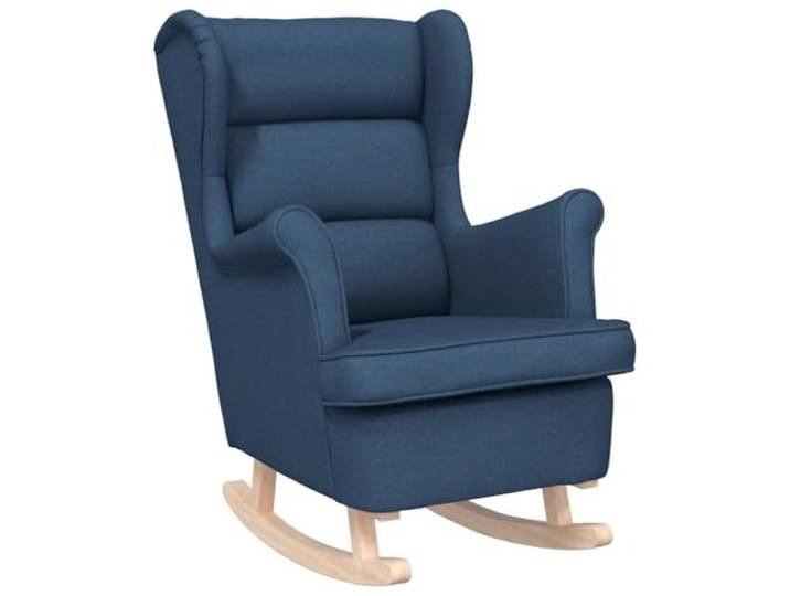 Heofavd Schaukelsessel Blau 74x90x102 cm Polstersessel Relaxsessel