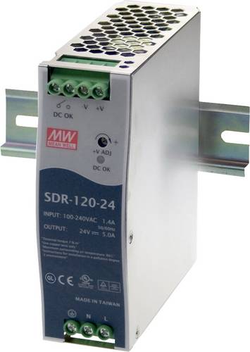 Mean Well SDR-120-48 Hutschienen-Netzteil (DIN-Rail) 48 V/DC 2.5A 120W Anzahl Ausgänge:1 x Inhalt 1St.