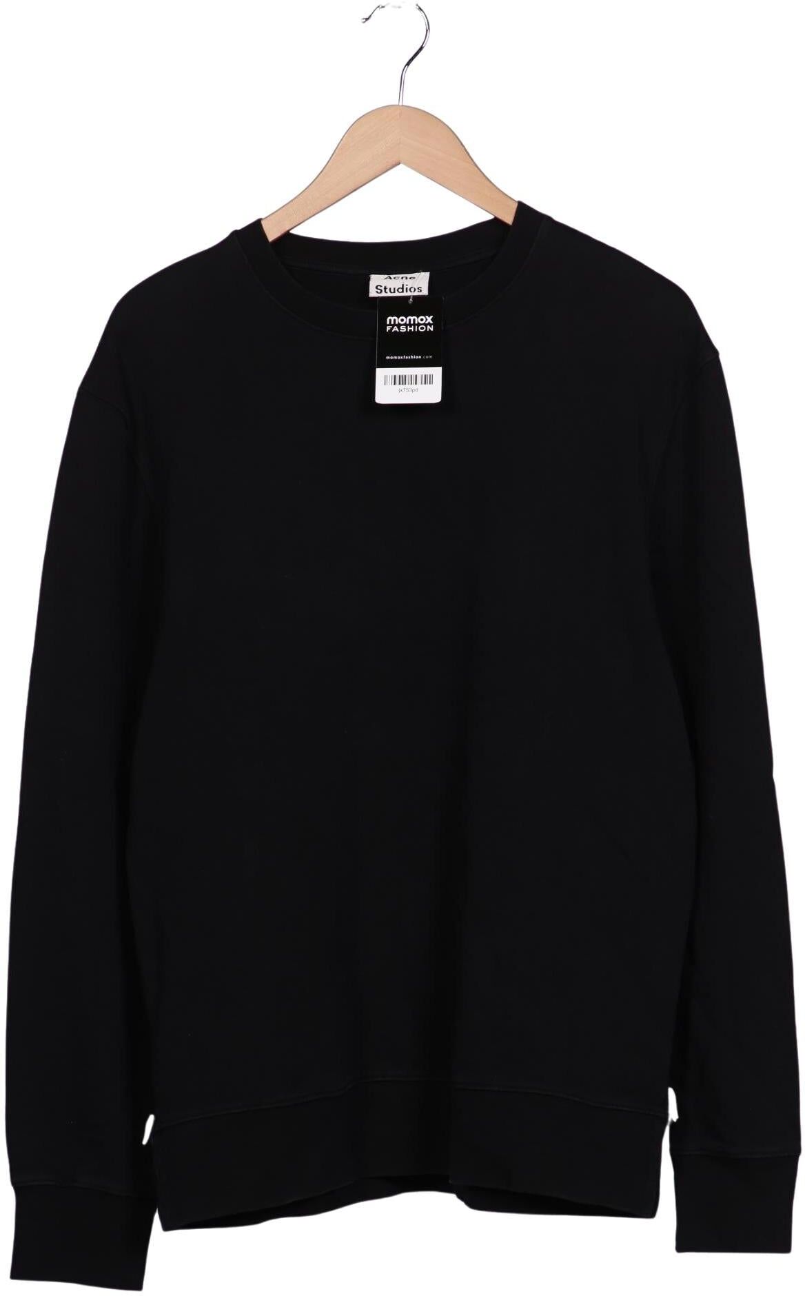 Acne Studios Damen Pullover, Schwarz, Gr. L, Baumwolle - Second Hand
