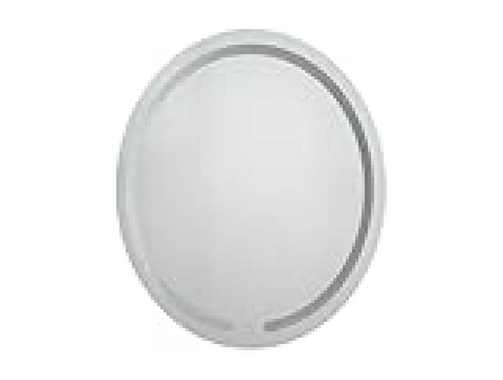 Vente-unique - Miroir de Salle de Bain Lumineux Rond à LEDs NEREA - D. 60 cm