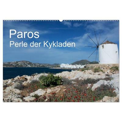 Paros, Perle der Kykladen (Wandkalender 2026 DIN A2 quer), CALVENDO Monatskalender