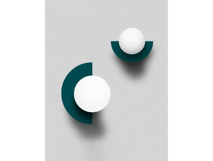 Applique murale Candy Big Circle 180 L, verte - Swedish Ninja - Salon / séjour - Métal