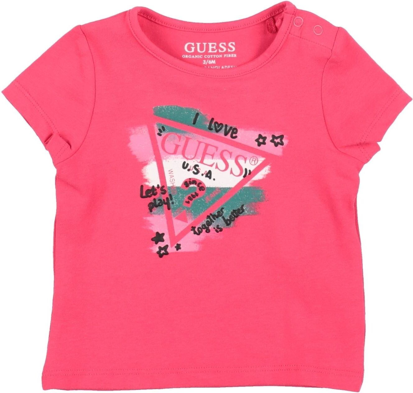 Guess Camiseta Chica Fucsia 12,18,24,3,6 Chica