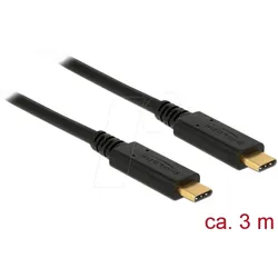 DELOCK 83325 - Delock Kabel USB 2.0 C-Stecker > C-Stecker 5A 3 m