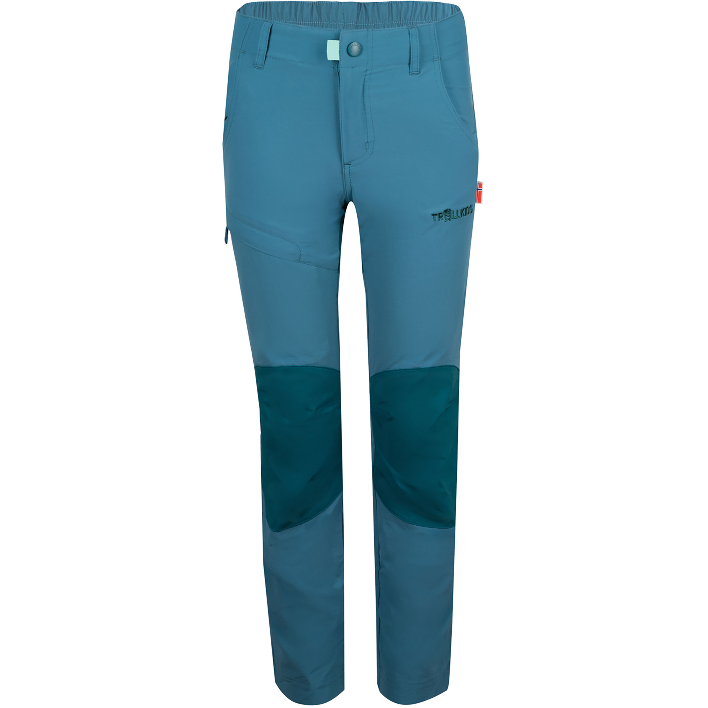 Trollkids Hammerfest Hose Kinder Wanderhose blau Größe 146 Camping Widerstandsfähig