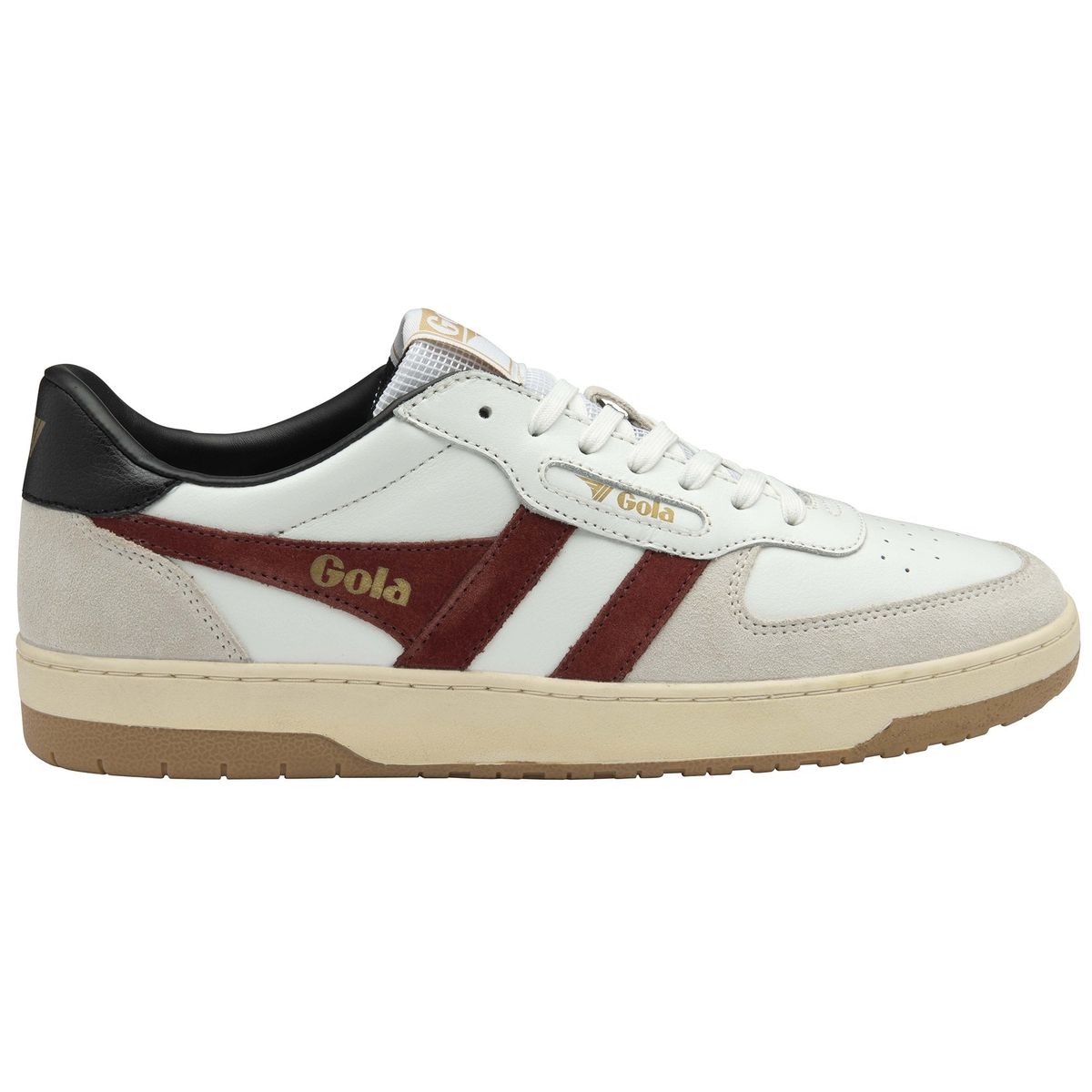 Gola Hawk Sneaker Men white/red ochre/black (HR) 43 CMB336-HR-43-whiteredochreblack
