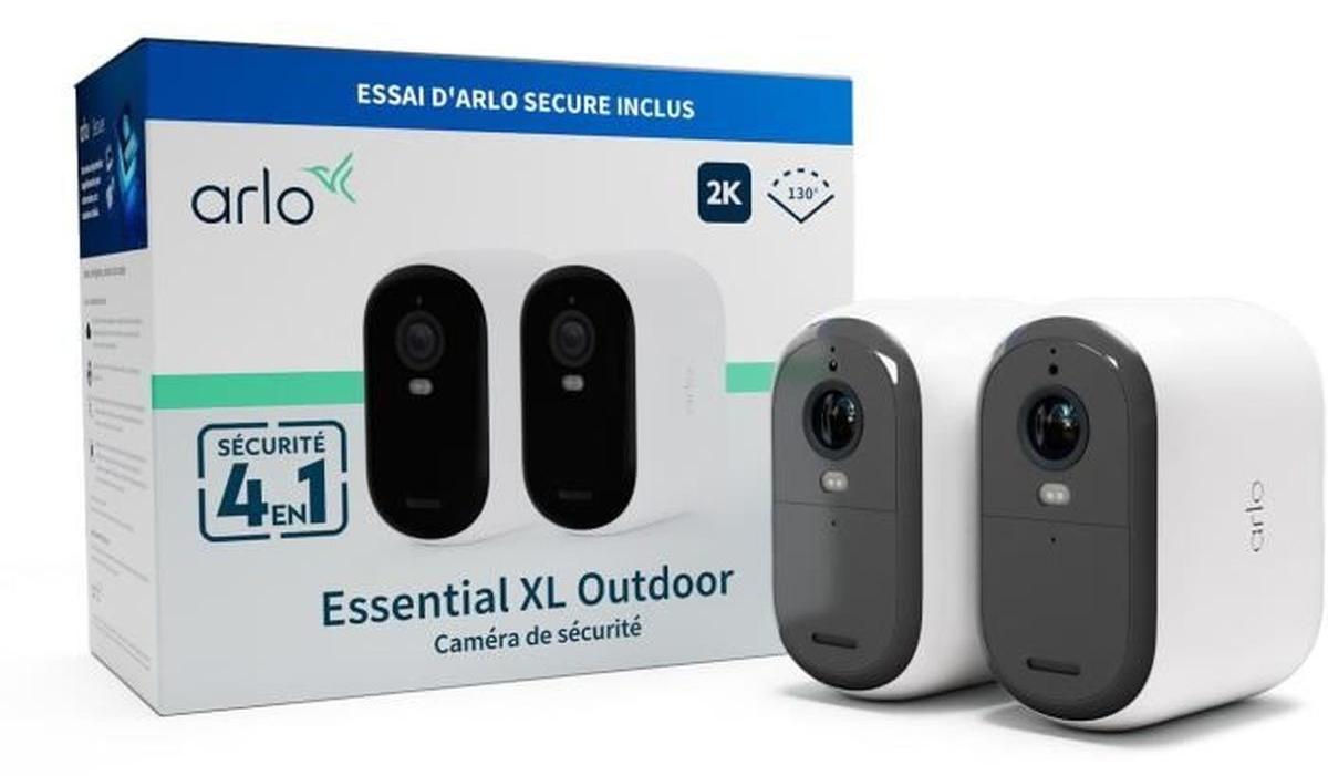 ARLO Essential XL - 2. Generation - Netzwerk-Überwachungskamera - Innenbereich, Außenbereich - wetterbeständig - Farbe (Tag&Nacht)