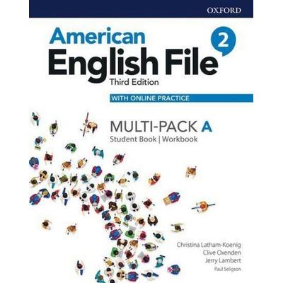 American English File: Level 2: Student Book/Workbook Multi-Pack A with Online Practice, Taschenbuch von Christina Latham-Koenig,Clive Oxenden,Jerry