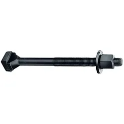 AMF T-Nutenschraube DIN 787 T-Nut 16 mm M16 Länge 63 mm mit Mutter und Scheibe - 80978