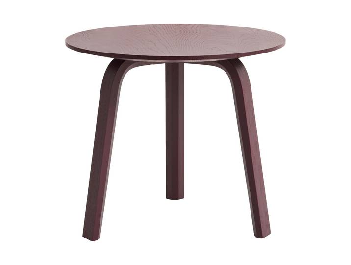 HAY Table basse Bella Bordeaux foncé, Ø45x39 cm