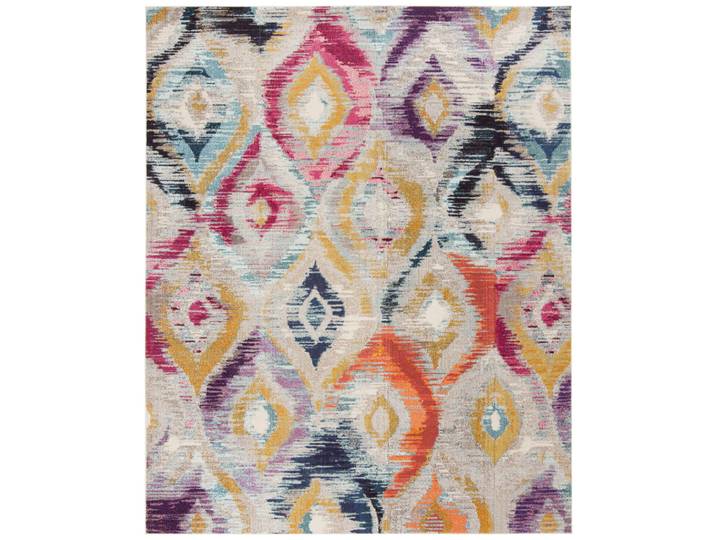 Tapis bohème chic en polypropylène multicolore, 235 x 335 cm