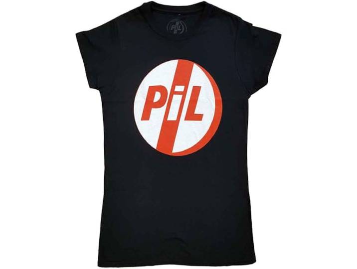 Public Image Ltd T Shirt PIL Band Logo nieuw Officieel Vrouwen Skinny Fit Zwart L