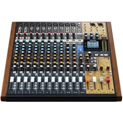 Tascam Mischpult Model 16 (Studio- und Livemixer), Mischpult, Braun