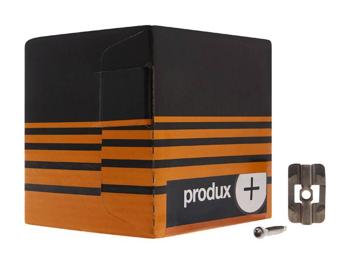 N1 Edelstahl PX Clip 9 × 9 × 10 cm 50 Stück