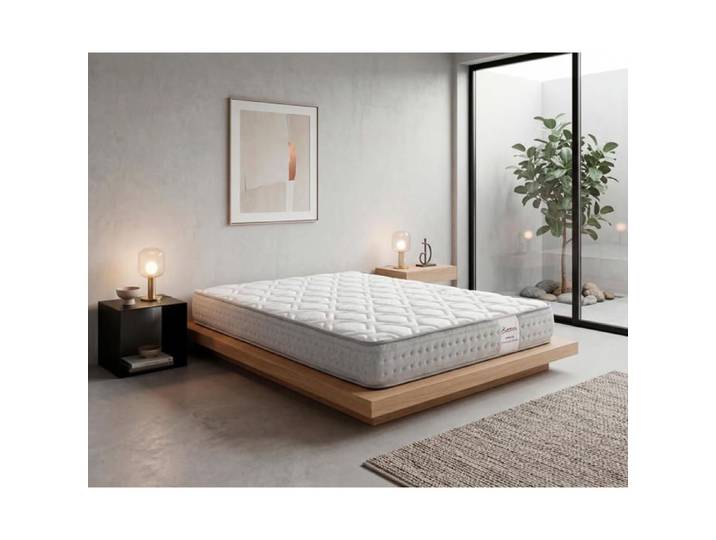 Matelas à ressorts ensachés 80x190 cm Mattina - Épaisseur +/- 20 cm - Technologie hybride avec mousse à mémoire de forme